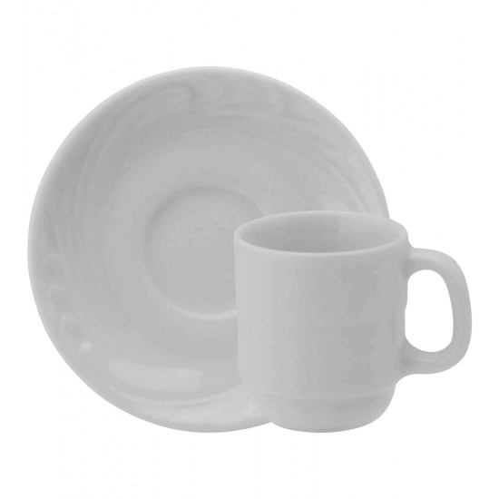 Xicara 70ml Para Café Waves Porcelana Schmidt